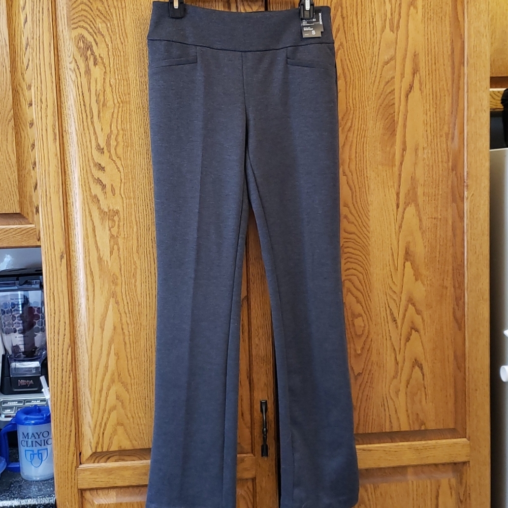 NWT Pull on Bootcut Grey Pants